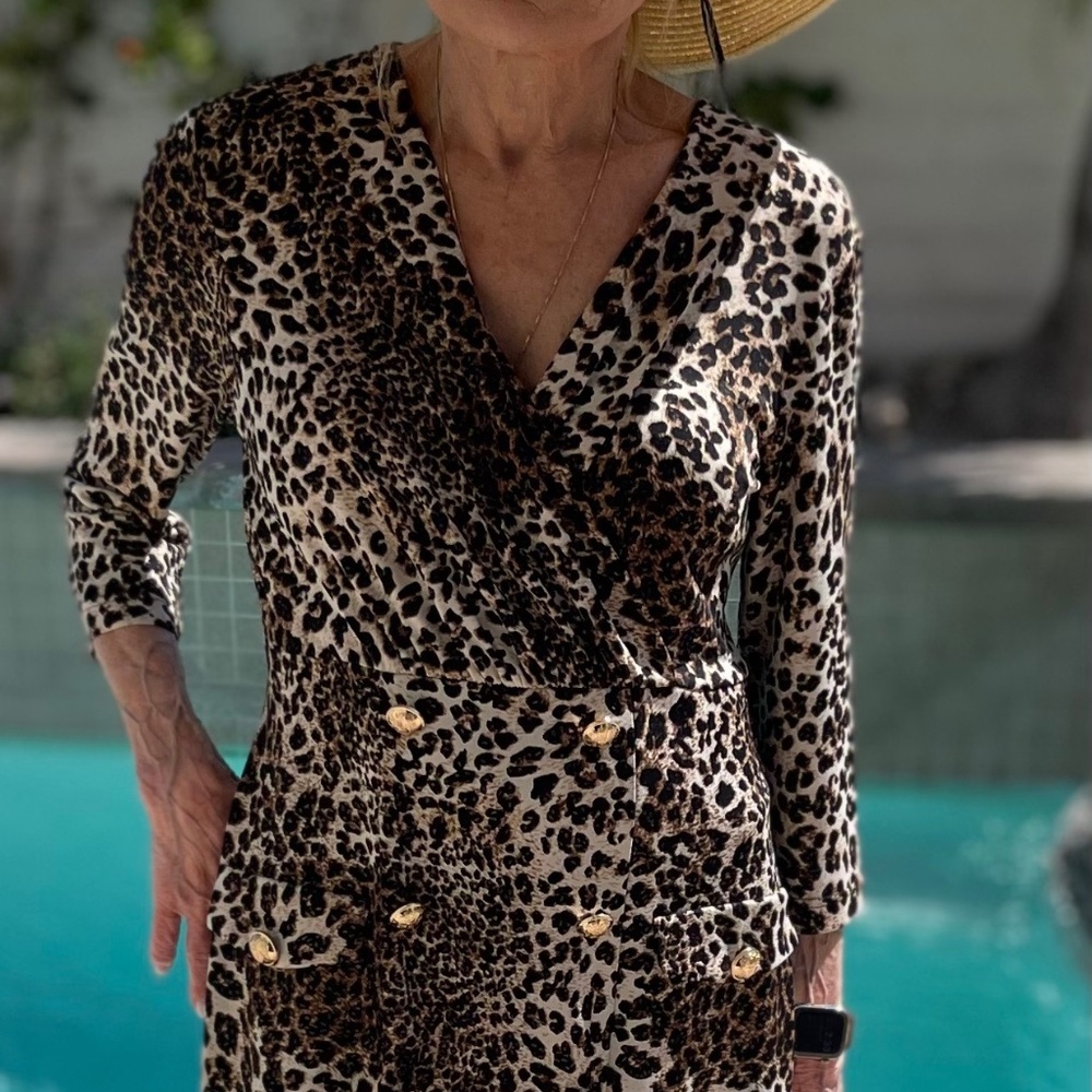 Stunning Brand New Joseph Ribkoff leopard print